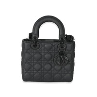 Christian Dior Black Ultramatte Cannage Calfskin Small My ABCDior Bag