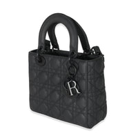 Christian Dior Black Ultramatte Cannage Calfskin Small My ABCDior Bag