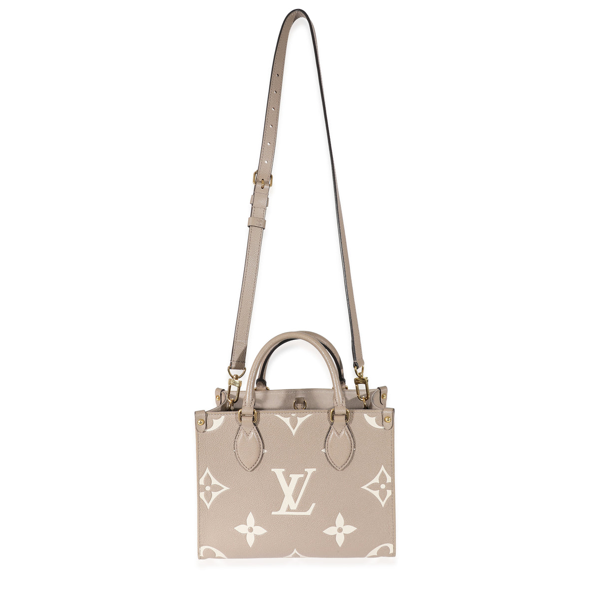 Louis Vuitton Dove Cream Monogram Empreinte Onthego PM