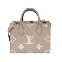 Louis Vuitton Dove Cream Monogram Empreinte Onthego PM