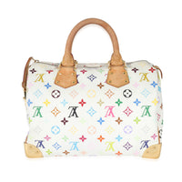 Louis Vuitton x Takashi Murakami White Monogram Multicolore Canvas Speedy 30