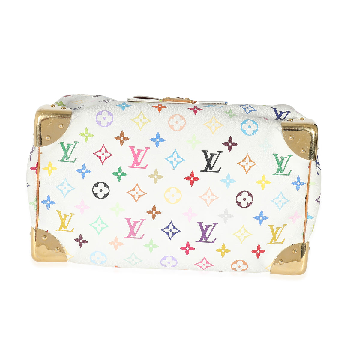 Louis Vuitton Takashi Murakami White Multicolor Speedy 30 Handbag