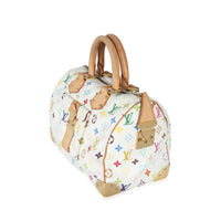 Louis Vuitton x Takashi Murakami White Monogram Multicolore Canvas Speedy 30