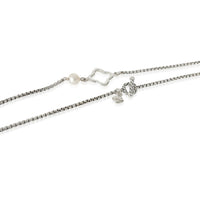 David Yurman Bijoux Pearl Quatrefoil Station Necklace in Sterling Silver