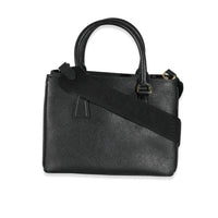 Prada Black Nero Saffiano Mini Galleria Open Tote