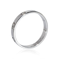 Cartier Love Wedding Band in 18K White Gold