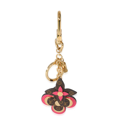 Louis Vuitton Metal Canvas Blooming Flowers Bag Charm 