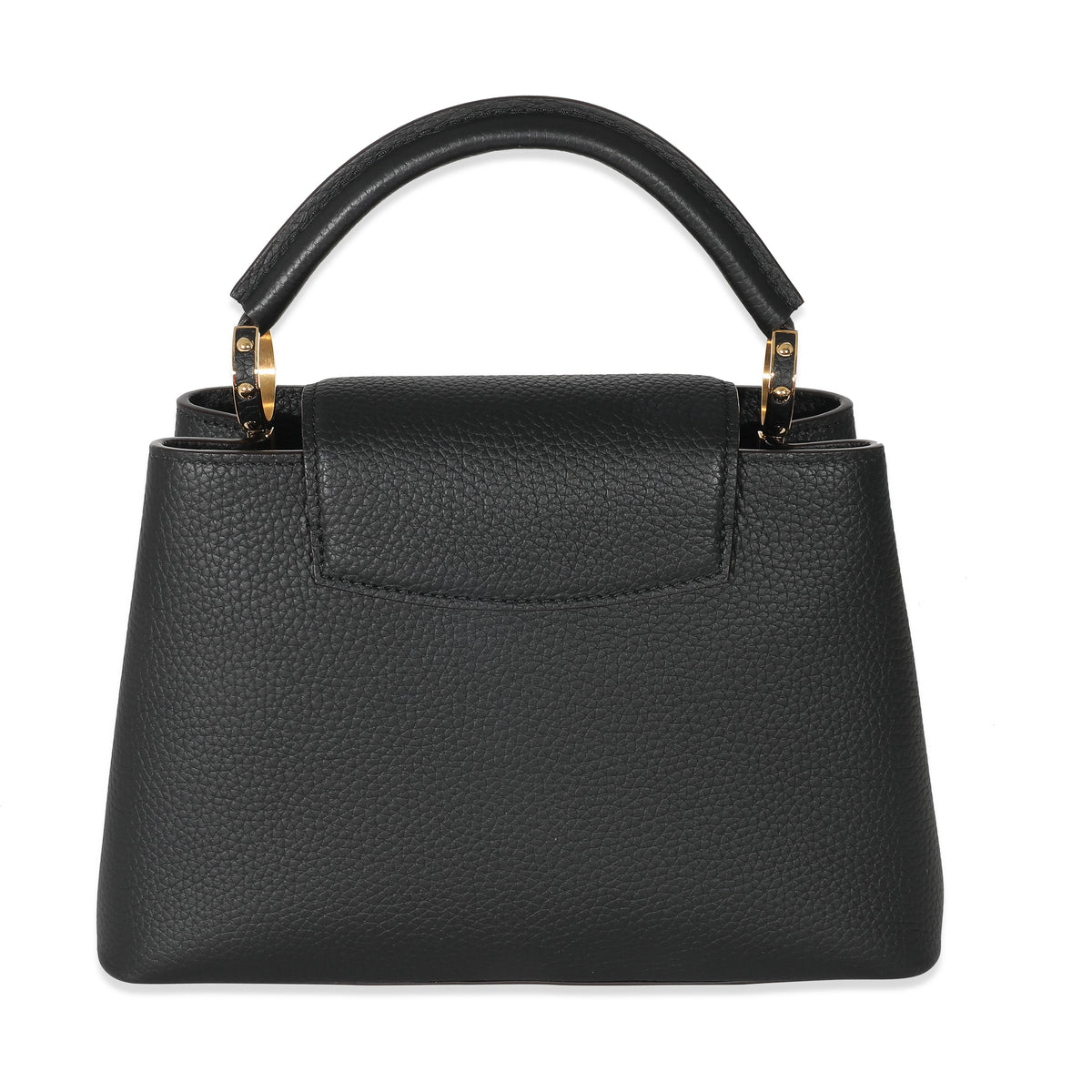 Louis Vuitton Black Taurillon Capucines BB