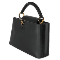 Louis Vuitton Black Taurillon Capucines BB