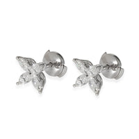 Tiffany & Co. Victoria Stud Earrings in Platinum 0.92 CTW