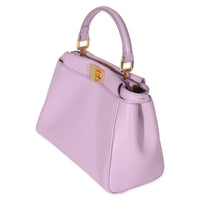 Fendi Lavender Nappa Iconic Mini Peekaboo