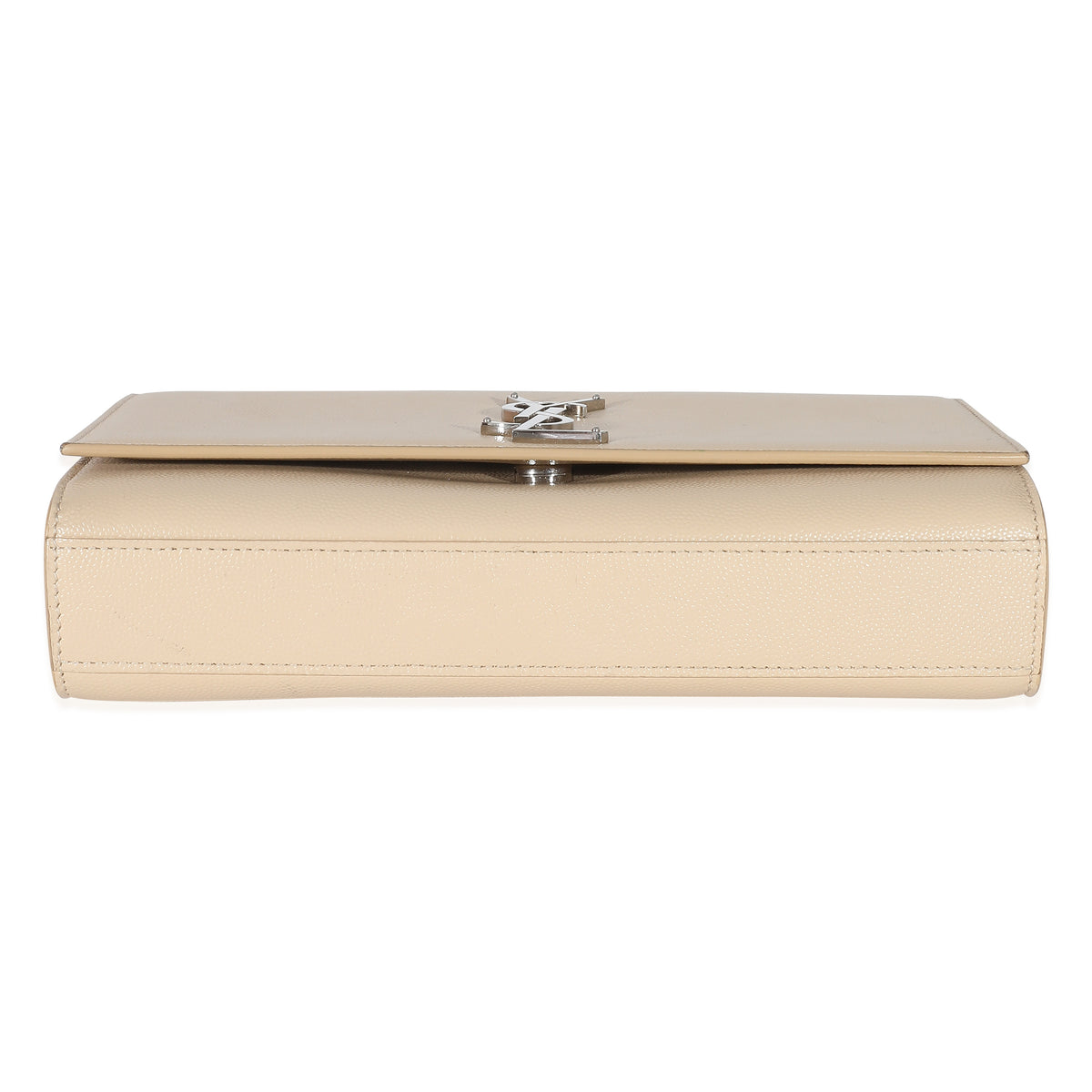 Saint Laurent Beige Grain De Poudre Medium Kate