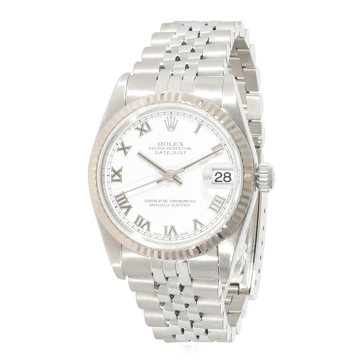 Rolex Datejust 78274 Unisex Watch in 18kt Stainless Steel/White Gold