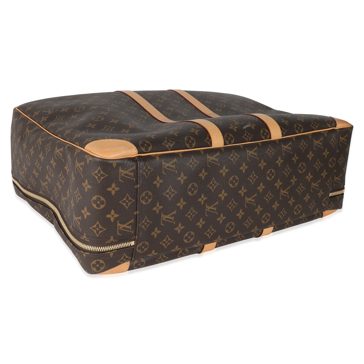 A BROWN MONOGRAM CANVAS SIRIUS 70 WITH GOLD HARDWARE, LOUIS