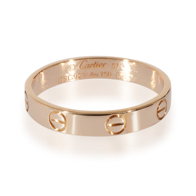 Cartier Love Wedding Band in 18K Rose Gold