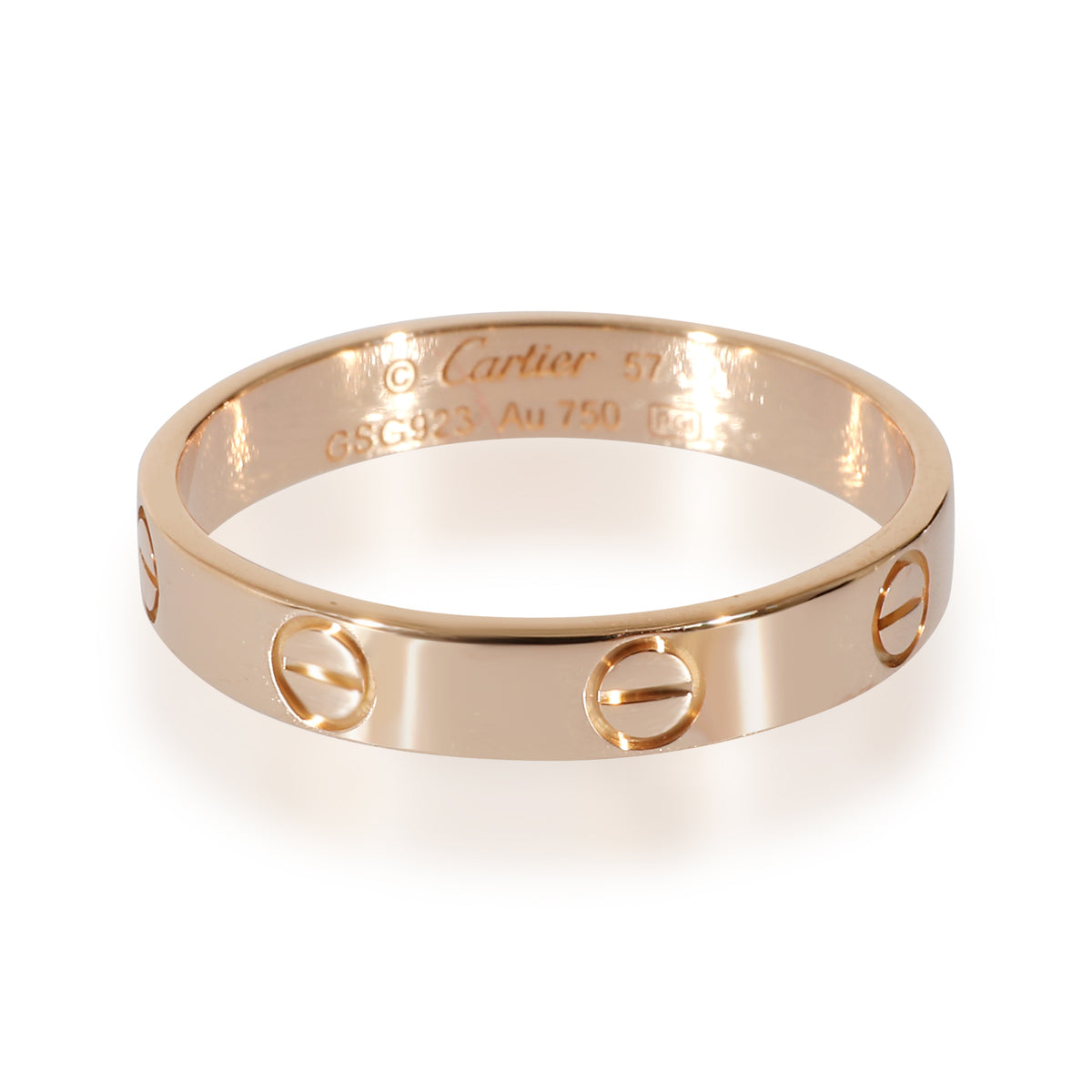 Cartier Love Wedding Band in 18K Rose Gold