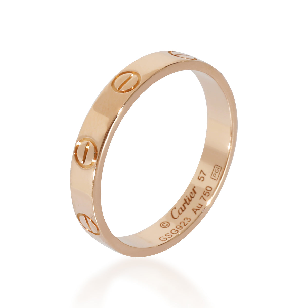 Cartier Love Wedding Band in 18K Rose Gold