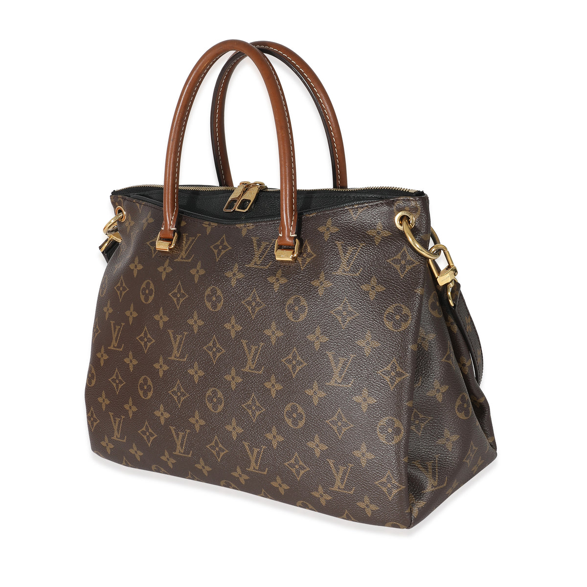 Louis Vuitton Black Monogram Canvas Pallas mm Bag