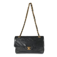 Chanel Black Quilted Lambskin Medium Flap Bag