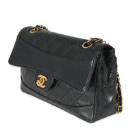 Chanel Black Quilted Lambskin Medium Flap Bag