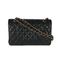 Chanel Black Quilted Caviar Medium Classic Double Flap Bag