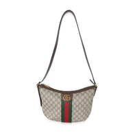 Gucci Beige GG Canvas Ophidia Small Shoulder Bag