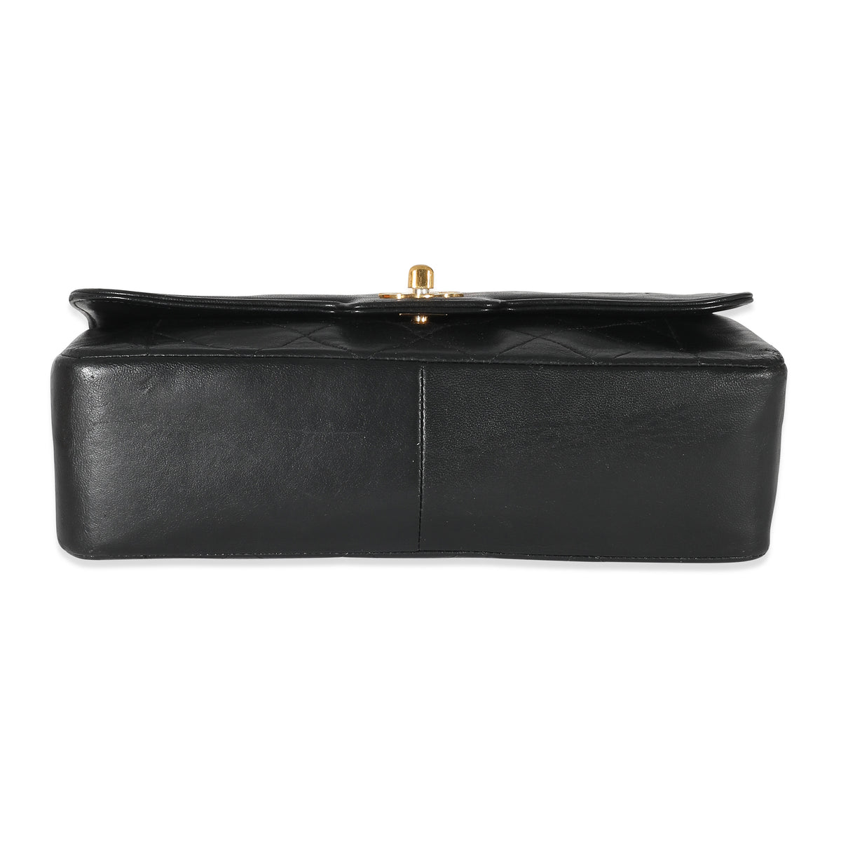 Chanel Black Quilted Lambskin CC Medium Flap Bag