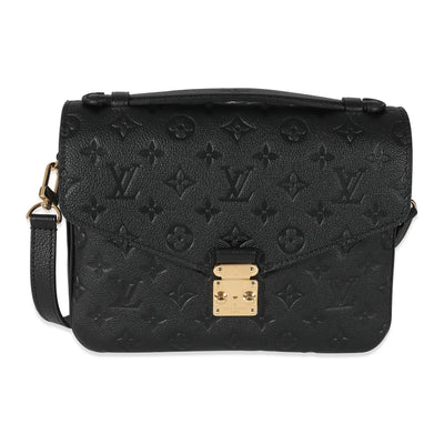 Louis Vuitton Black Empreinte Pochette Metis