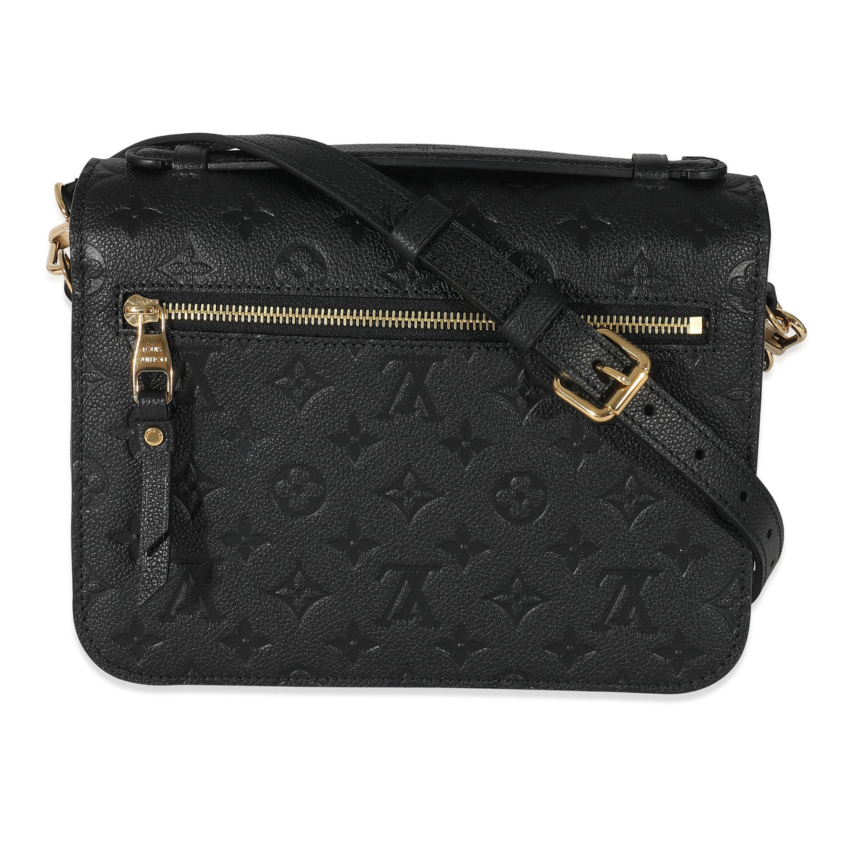 Louis Vuitton Very Messenger Metis Bag Black With Gold Hardware Full Set