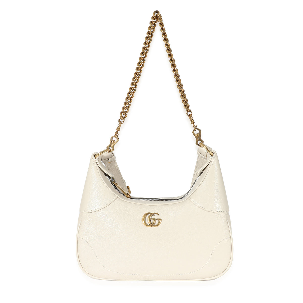 Gucci White Goatskin Small Aphrodite Shoulder Bag