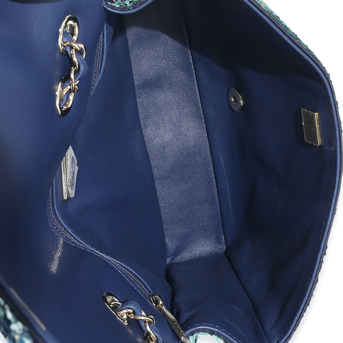chanel handbag blue navy