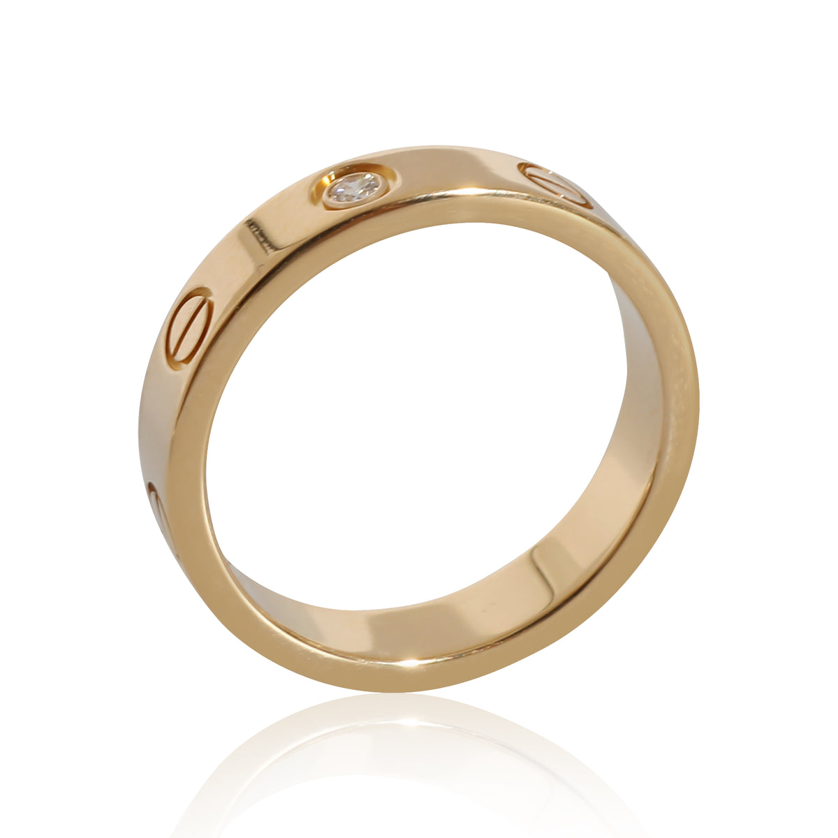 Cartier Love Band in 18K Yellow Gold 0.02 CTW