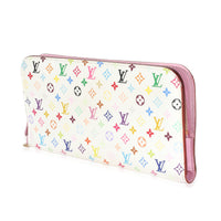 Louis Vuitton White Multicolor Canvas Insolite Wallet