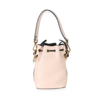 Fendi Rosa Quarzo Leather Logo Mini Mon Tresor Bucket Bag