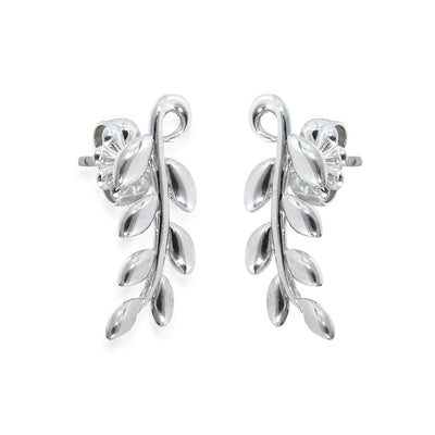 Tiffany & Co. Paloma Picasso Olive Leaf Earring in Sterling Silver