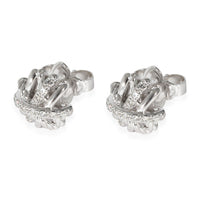 David Yurman Crossover Diamond Earrings in Sterling Silver 0.2 CTW