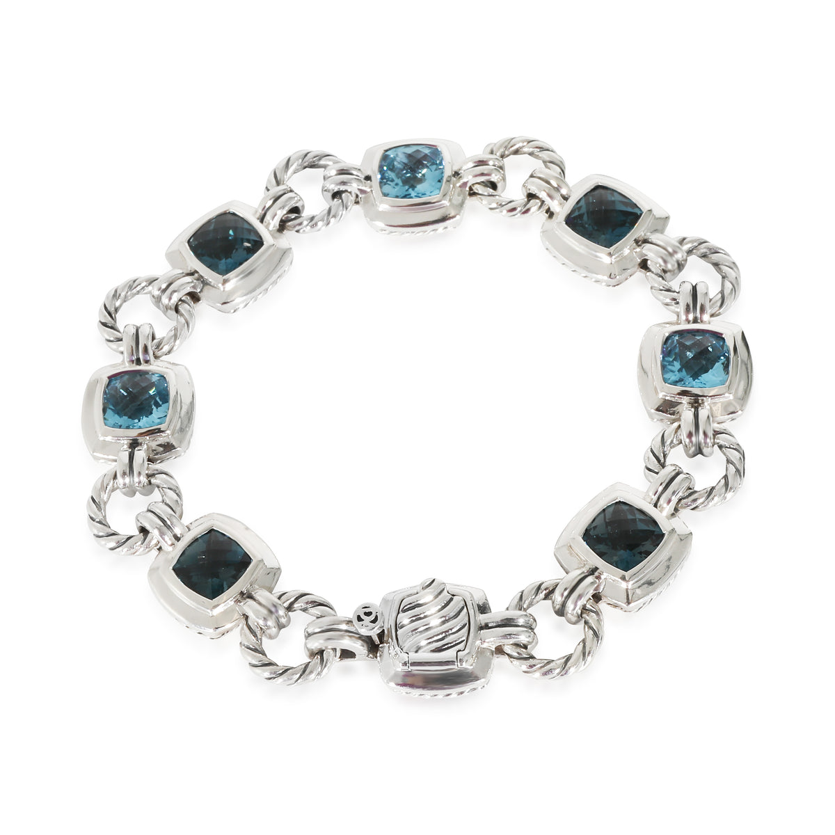 David Yurman Renaissance Topaz Bracelet in Sterling Silver