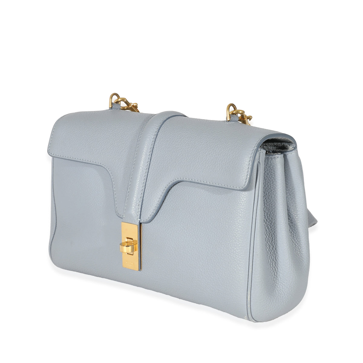 Celine Arctic Blue Supple Grained Calfskin Teen Soft 16