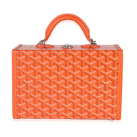 Goyard Orange Goyardine Canvas Grand Hotel Trunk PM