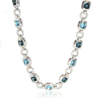 David Yurman Renaissance Topaz Necklace in  Sterling Silver