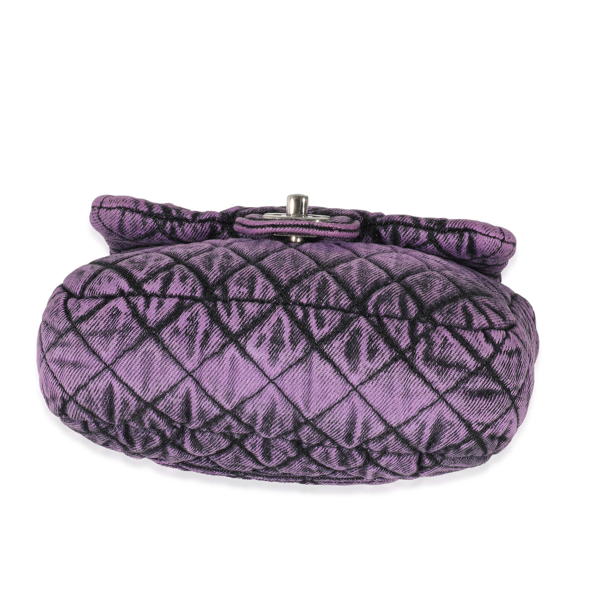 Chanel 20C Purple Distressed Denimpression Small Flap Bag