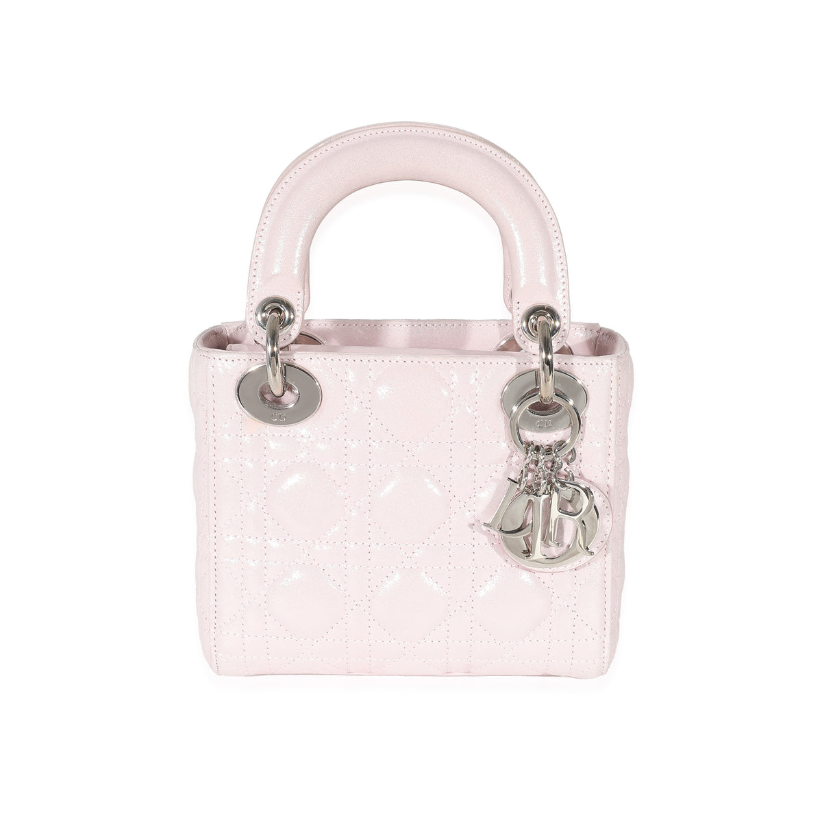 Christian Dior Mini Cannage Lady Dior Bag - Pink Handle Bags