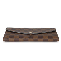 Louis Vuitton Damier Ebene Canvas Sarah Wallet