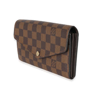 Louis Vuitton Damier Ebene Canvas Sarah Wallet