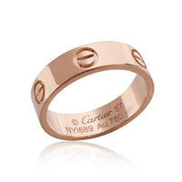 Cartier Love Ring in 18K Rose Gold