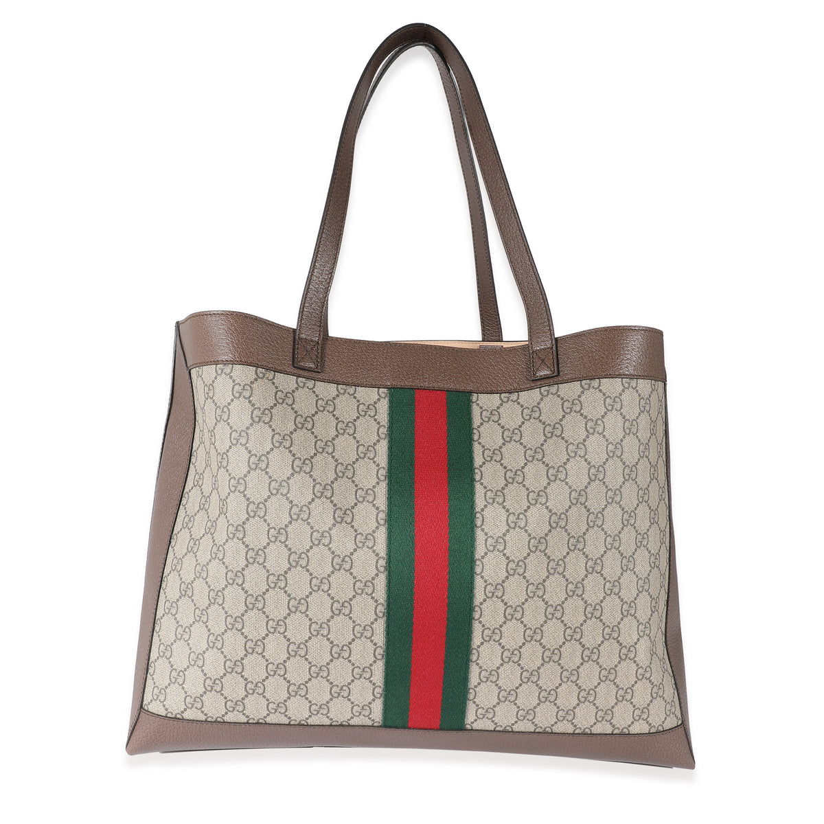 Gucci Beige GG Supreme Canvas Medium Soft Ophidia Tote