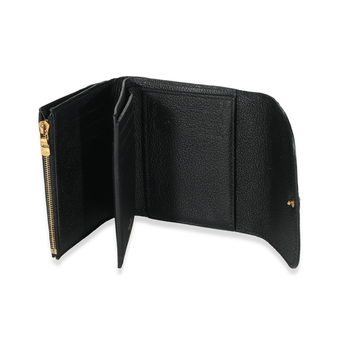 Louis Vuitton Black Monogram Empreinte Ariane Wallet