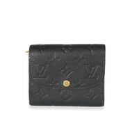 Louis Vuitton Black Monogram Empreinte Ariane Wallet