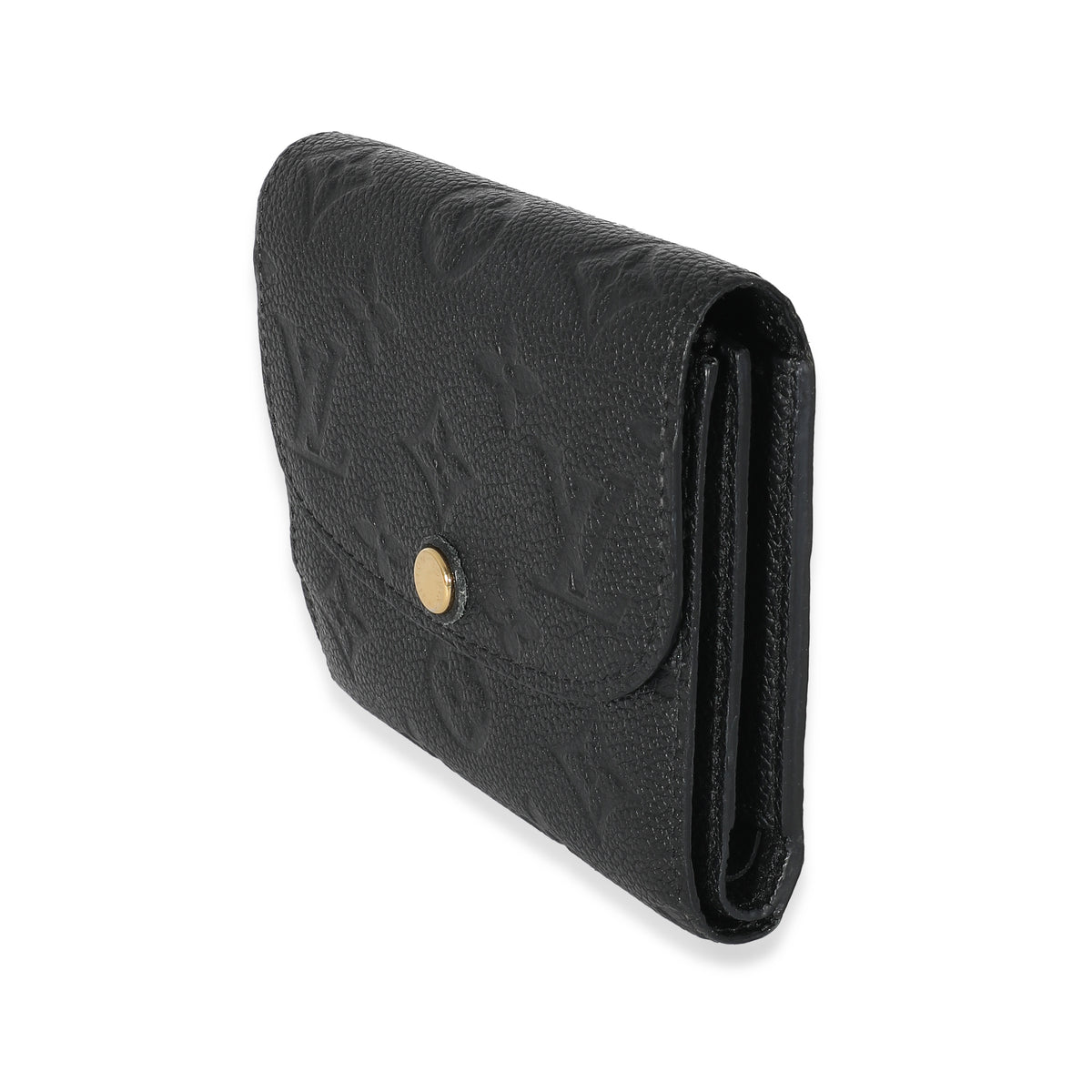 Louis Vuitton Black Monogram Empreinte Ariane Wallet