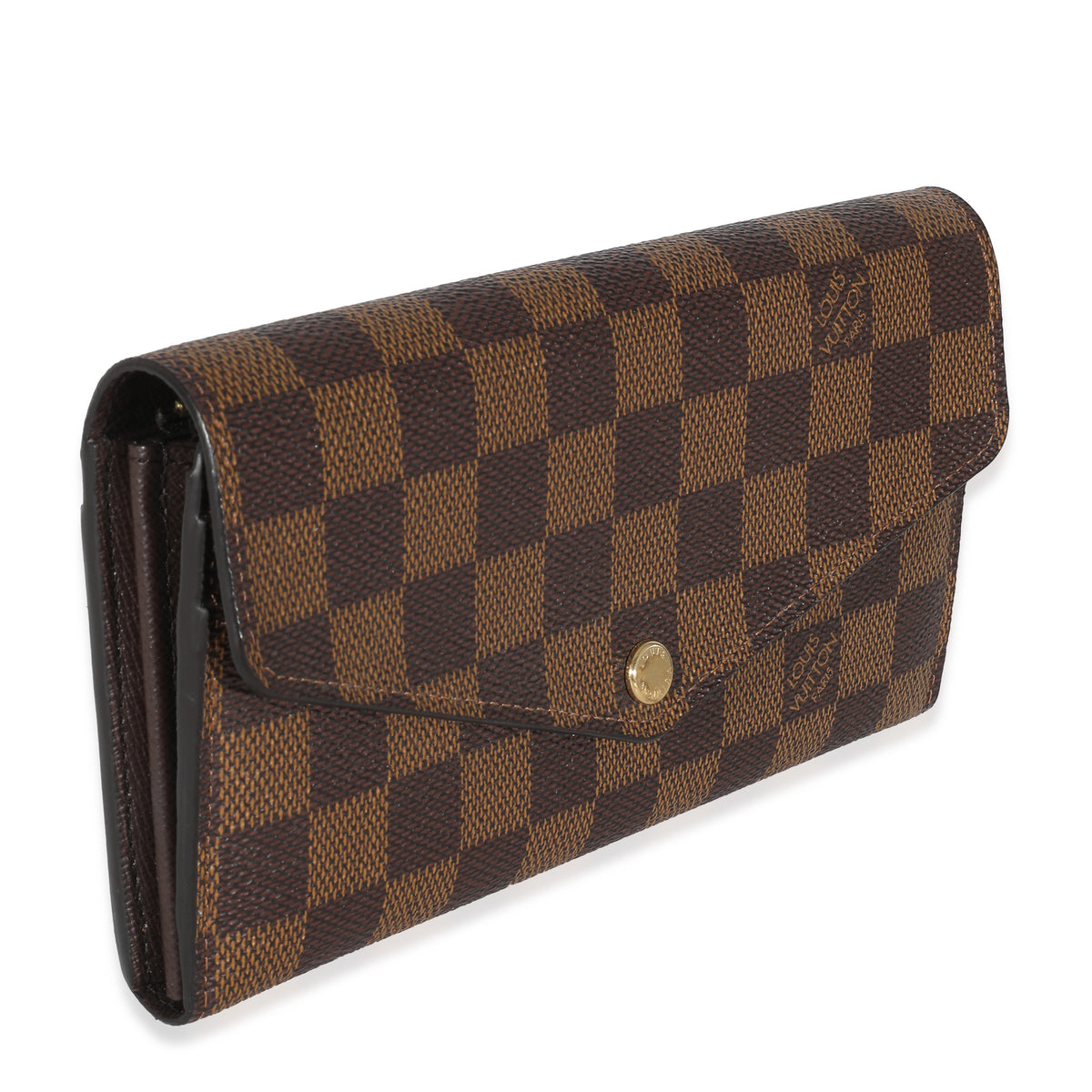 Louis Vuitton Damier Ebene Canvas Sarah Wallet